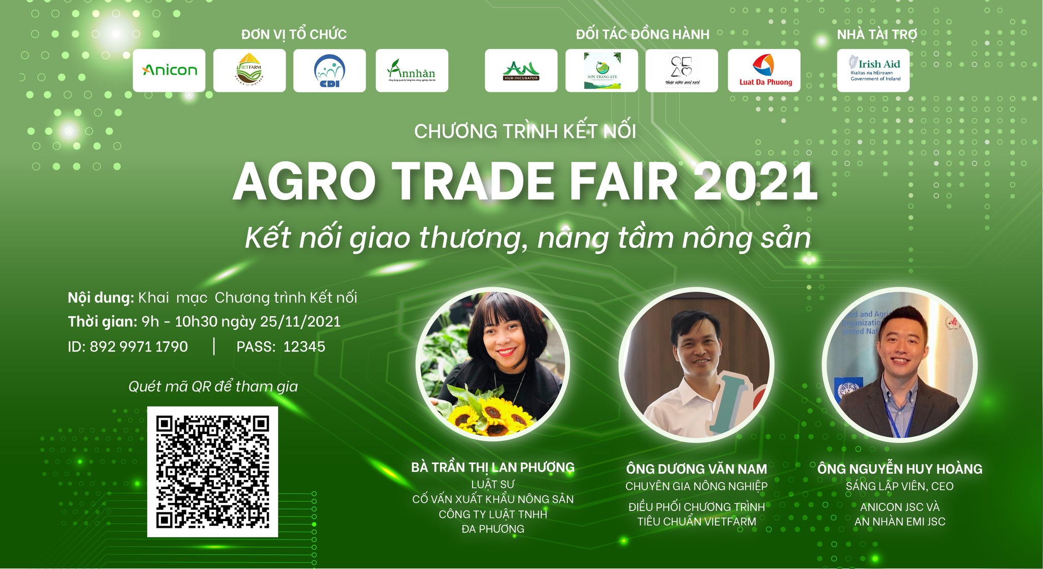 Các đơn vị đồng tổ chức sự kiện AGRO TRADE FAIR